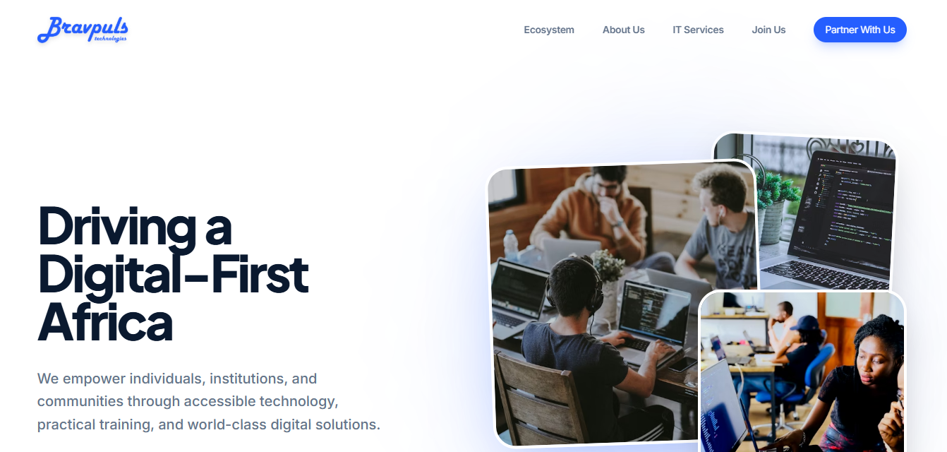 Bravpuls website screenshot